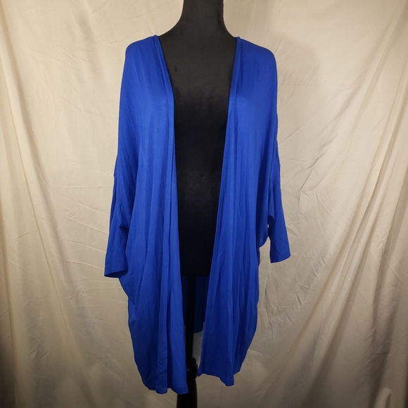 Lane Bryant Sweaters - Lane Bryant Royal Blue Open Front Lightweight Cardigan - 18/20